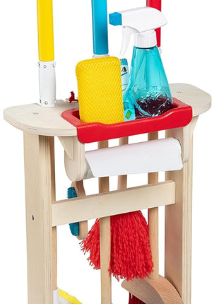 Melissa & Doug Deluxe Sparkle & Shine Cleaning Play Set (11 Pieces) - FSC Certified