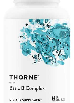THORNE - Basic B Complex (60 Capsules) & Memoractiv (60 Capsules) Bundle - Supports Brain Health, Cellular Energy Production & Focus - Gluten Free, Dairy Free