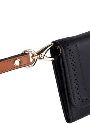 Allzedream Wristlet Strap Genuine Leather Replacement Clutch Purse Key Wrist Lanyard