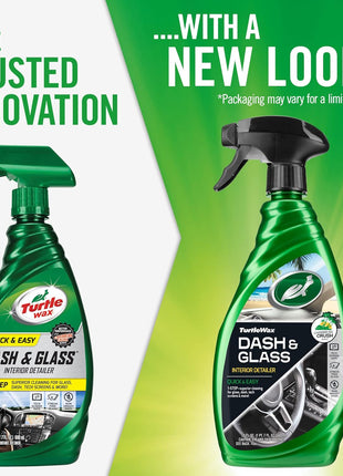 Turtle Wax 51783 Dash & Glass Car Dashboard & Window Screen Shine 500ml