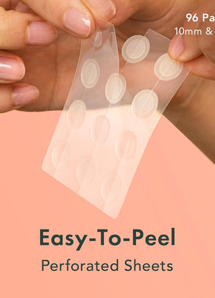 Rael Miracle Invisible Spot Cover Hydrocolloid Acne Pimple Patches (96 Ct) | Ultra-Thin Patch for Face, Absorbs Fluid From Blemishes, Facial Sticker, Korean Skin Care, Pore Care, 2 Sizes