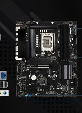 ASRock Z890 Pro-A Motherboard Intel Core Ultra LGA1851 RL-ILM DDR5 8666 MHz 256 GB ATX Motherboard PCIe 5.0
