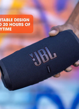 JBL Charge 5 - Portable Waterproof Speaker - Black | Bold JBL Original Pro Sound, 20 hours of playtime, IP67 waterproof and dustproof, Wireless Bluetooth Streaming