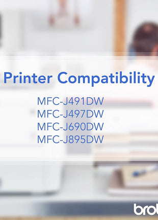 Brother Printer LC3011Y Single Pack Standard Cartridge Yield Up to 200 Pages LC3011 Ink Yellow