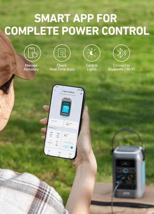 Anker SOLIX C300 DC Power Bank Station, Outdoor 288Wh Portable Power Station, LiFePO4 Battery, 300W Solar Generator, for Camping, Traveling, and Emergencies (No Wall Charger Included)