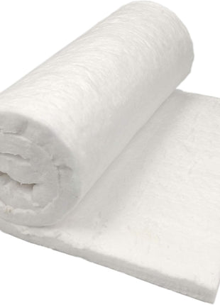 Ceramic Fiber Insulation, 1 inch Thick x 16 inch x 48 inch, 2400F Fireproof Insulation Blanket, 3026E