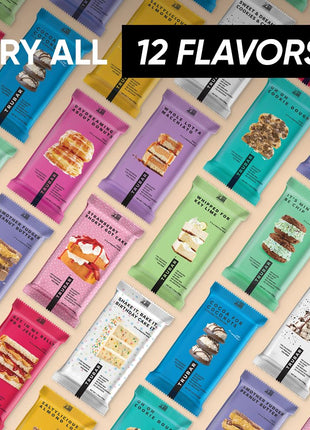 TRUBAR Vegan Protein Bar, Get In My Belly Pb & Jelly, Gluten Free, Plant Based, High Fiber, Dairy Free, Low Fat, Non GMO, No Sugar Alcohols, 12G Lean Protein, 13G Fiber, Healthy Snack Bars, 12 CT