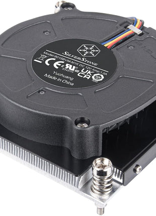 SilverStone Technology XE01-1700A 1U Server/Workstation CPU Cooler for LGA 1700 & LGA1851socket, SST-XE01-1700A
