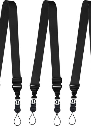 Gowjaw 3 Pack Adjustable Shoulder Strap:Comfortable for iPad Strap Nylon Neck Lanyard for iPad/Samsung Tablet Case,Camera Binocular Crossbody Laptop Luggage Bag