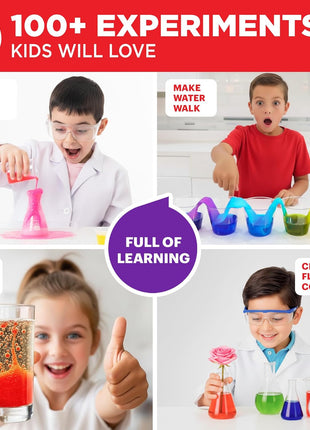 Doctor Jupiter My First Science Experiments Kit for Kids Ages 4+ | Birthday Gift Ideas for Boys & Girls 4, 5, 6, 7, 8 Year Olds, Science Kits for Kids Ages 5-7, STEM Educational Toys