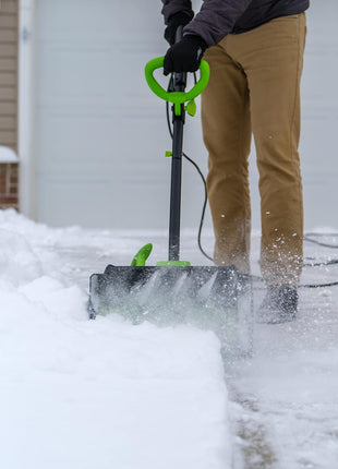 Earthwise SN70016 Electric Corded 12Amp Snow Shovel, 16 inch Width, 430lbs/Minute