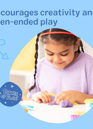 Melissa & Doug Modeling Dough & Sculpting Tools, 8 Tubs of Playdough Modeling Clay with Cutters, Rollers & Molds, Arts & Crafts Kit & Accessories, Preschool Learning Toys for Kids Ages 3+
