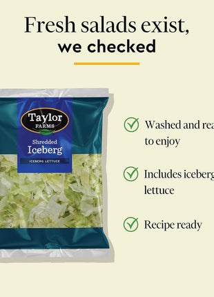 Taylor Farms Shredded Icerberg 8oz