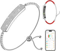 Smart Bracelet for Women – Fitness Tracker with Heart Rate, Sleep & Step Tracking, 1ATM Water Resistant, Multi-Sport Modes, Fitness Tracking Wearable with Free App, 2 Bands(Silver)