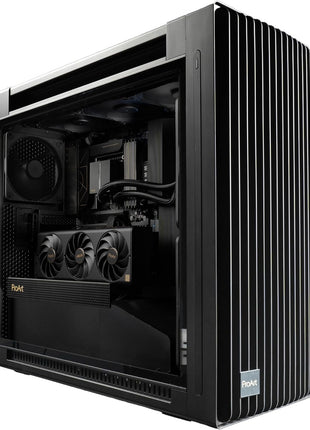 ASUS ProArt PA602 E-ATX PC Case 420mm Radiator Support, Dual 200mm Built-in Fans, Front Panel IR dust Indicator, Power Lock, Tool-Less PCIe mounting & GPU Holder, Front 20Gbps USB-C, 2 Year Warranty