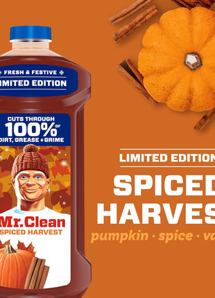 Mr. Clean All Purpose Cleaner, Cleaning Liquid, Spiced Harvest, 41oz