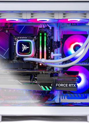 Skytech Gaming King 95 Gaming PC, AMD Ryzen 7 7800X3D 4.2GHz, NVIDIA RTX 5070 Ti 16GB VRAM, 1TB Gen4 NVMe SSD, 32GB DDR5 RAM 6000, 850W Gold ATX 3 PSU, 360 ARGB AIO, WI-FI 5, Windows 11, Desktop