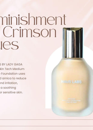 HAUS LABS BY LADY GAGA Triclone Skin Tech Medium Coverage Foundation with Fermented Arnica 330 Medium Cool