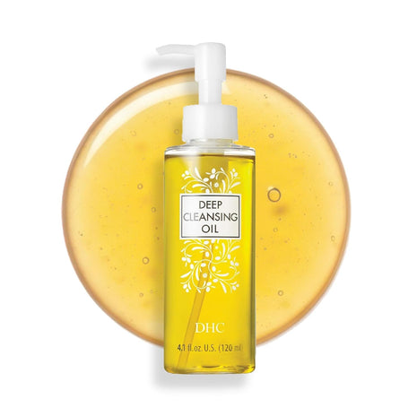 DHC Deep Cleansing Oil, Makeup Remover, Gentle Oil Cleanser, 4.1 oz | Facial Cleansing Oil, Blackhead Remover, Cleanses without Clogging Pores, Residue-Free, Fragrance and Colorant Free