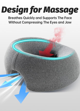 xiaomubiao Face Down Pillows for Massage Table, Massage Headrest for Bed, Face Pillow for Stomach Sleeping, BBL Pillow After Surgery Post Eye Surgery & Vitrectomy Recovery, Removable Cover Grey