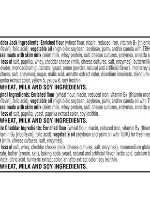 Cheez-It Cheese Crackers, Baked Snack Crackers, Lunch Snacks, Variety Pack, 12.1oz Box (12 Packs)
