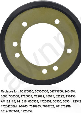 04743700 7600135YP Friction Wheel & Drive Disc Compatible with Ariens MTD Troy-Bilt Snowblowers & mowers Replaces for 00170800 00300300 53103 57423 7053103 7600135 AM122115 240-394