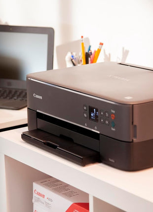 Canon PIXMA TS6420a All-in-One Wireless Inkjet Printer [Print, Copy, Scan], Works with Alexa | All-in-One Print and Copy and Scan, 1.44 OLED, Auto-Duplex, WI-FI and Airprint and Mopria, Alexa Support
