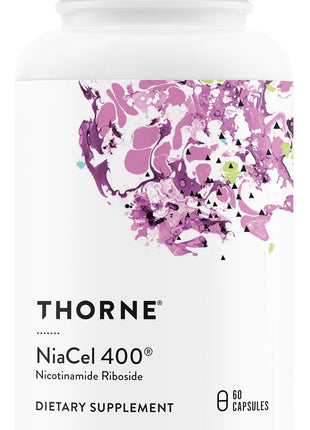 THORNE - Cellular Health Bundle - CoQ10 & NiaCel 400 - Support Energy, Cellular Defense & Healthy Aging - 30 to 60 Servings