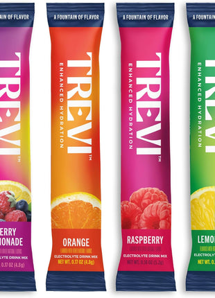 TREVI Electrolytes Powder Packets, Sugar Free Hydration, Classic 28 Pack