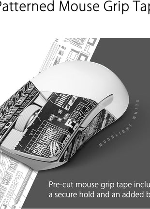 ASUS ROG Gladius III Wireless Aimpoint Gaming Mouse – Right-Handed Ergonomic, 79g, Tri-Mode Connectivity, 36K DPI, up to 119Hr Battery, Hot-Swappable Switches, PC/Mac Support - White