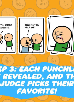 Joking Hazard by Cyanide & Happiness - 360+ Funny & Inappropriate Comic Cards, Hilarious Party Games | Includes Add-Your-Own-Words Cards