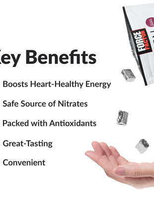 Force Factor Total Beets Drink Mix Superfood Powder with Nitrates to Support Circulation,Blood Flow & Total Beets Soft Chews with Beetroot, Nitrates, L-Citrulline, Grapeseed Extract