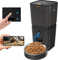 Automatic Cat & Dog Feeder with Camera, 6L Smart WiFi Pet Food Dispenser for Small Pets - Timed Feeding App, Battery Backup, Voice Recorder, Night Vision & Portion Control