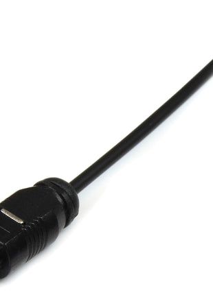 StarTech.com 15 ft Thin Toslink Digital Optical SPDIF Audio Cable - 15ft / 15 Feet Optical Audio Cable (THINTOS15),Black