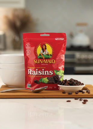 Sun-Maid California Sun-Dried Raisins - (2 Pack) 32 oz Resealable Bag - Dried Fruit Snack for Lunches, Snacks, and Natural Sweeteners