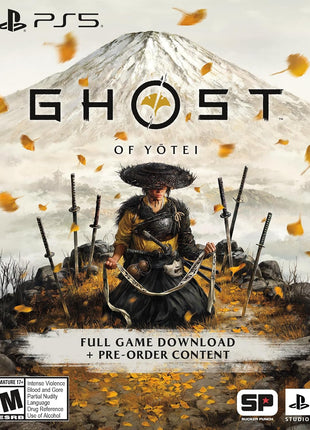 PlayStation®5 Console - Ghost of YoteiTM Black Limited Edition Bundle