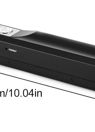 Portable Document Scanner, 900DPI Handheld Scanner Wand for Documents & Receipts, A4 Photo Image Scanner JPG/PDF, Portable Scanner for Laptop, USB 2.0 High Speed Transfer, Supports Micro SD Card
