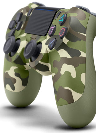 DualShock 4 Wireless Controller for PlayStation 4 - Green Camouflage (Renewed)