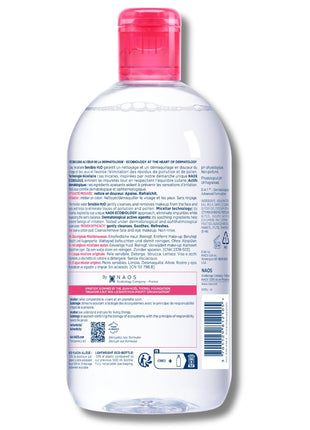 Bioderma - Sensibio - H2O Micellar Water - Makeup Remover Cleanser - Face Cleanser for Sensitive Skin