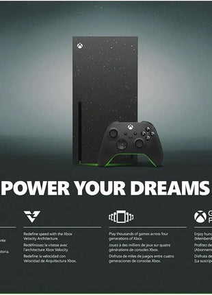 Xbox Series X 2 TB Disc Drive Galaxy Black Special Edition Bundle Includes Special Edition Wireless Controller