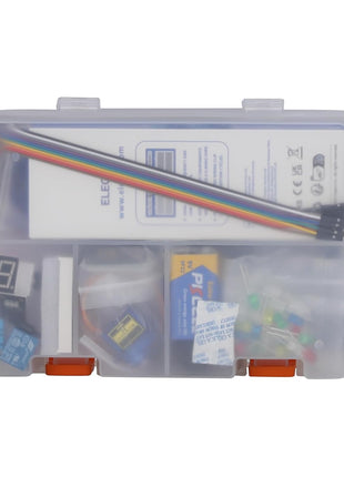 ELEGOO UNO R3 Project Super Starter Kit with PDF Tutorial for Beginners | Compatible with Arduino, 22+ Hands-on Projects, Upgraded Starter Kits with Power Supply, STEM, DIY Basic Circuit Building