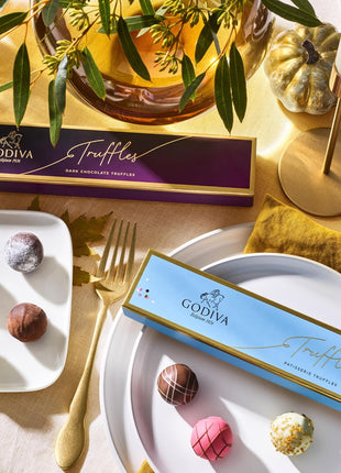 Godiva Chocolatier Patisserie Truffles  - Chocolate Dessert Gift Box for Birthday, Graduation, Thank You, Anniversary  - 6-Piece Gourmet Candy Box with Milk, White, Dark Chocolate