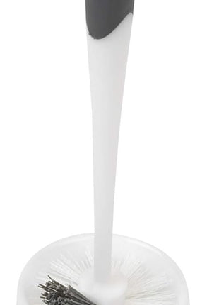 Clorox Under Rim Toilet Bowl Brush with Corner Storage Caddy, 16 x 5 x 5.5 in