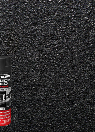 Rust-Oleum 248914 Automotive Truck Bed Coating Spray, 15 oz, Black