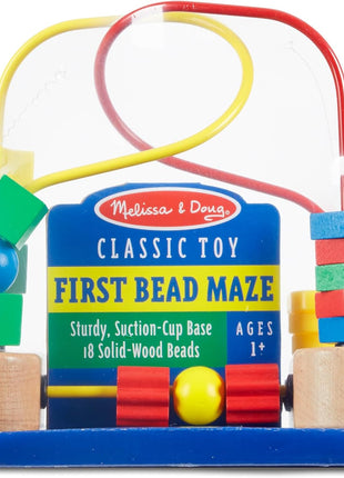 Melissa & Doug 3042 Bead Maze Toy, Multi, 4.2 x 7 x 8.6 inches ; 1.3 pounds, 1 Piece