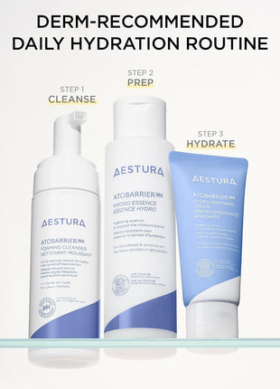 AESTURA ATOBARRIER365 Hydro Soothing Gel Cream Moisturizer with Ceramides for Moisture Barrier Repair | Lightweight Hydration, Instant Cooling, Suitable for Sensitive Skin, 60ML / 2.03 fl.oz.