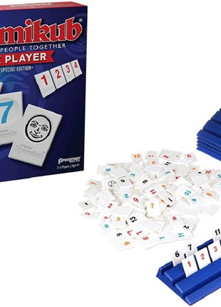 Rummikub Six Player Edition - The Classic Rummy Tile Game - More Tiles and More Players for More Fun! by Pressman , Blue
