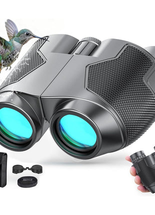 Binoculars 12x50 for Adults and Kids Night Vision Binoculars Compact Binocular Waterproof Binocular Wide Field of View for Bird Watching,Hiking,Hunting,Concert with Carrying Bag