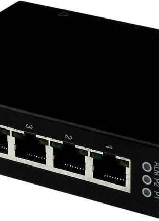 StarTech.com 5 Port Unmanaged Industrial Gigabit Ethernet Switch - DIN Rail / Wall-Mountable Network Switch - Rugged IP30 Gigabit Switch , TAA (IES51000)