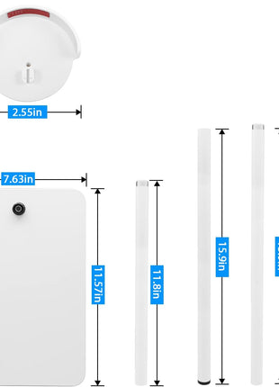 HOLACA 35 inch or 63 inch Floor Stand for Hellobaby, Infant Optics DXR-8/8 Pro, eufy, Vava/Hipp and Nooie Baby Monitor,Owlet and Motorola Baby Monitor, for Any Other Cameras with 1/4 Screw Mount